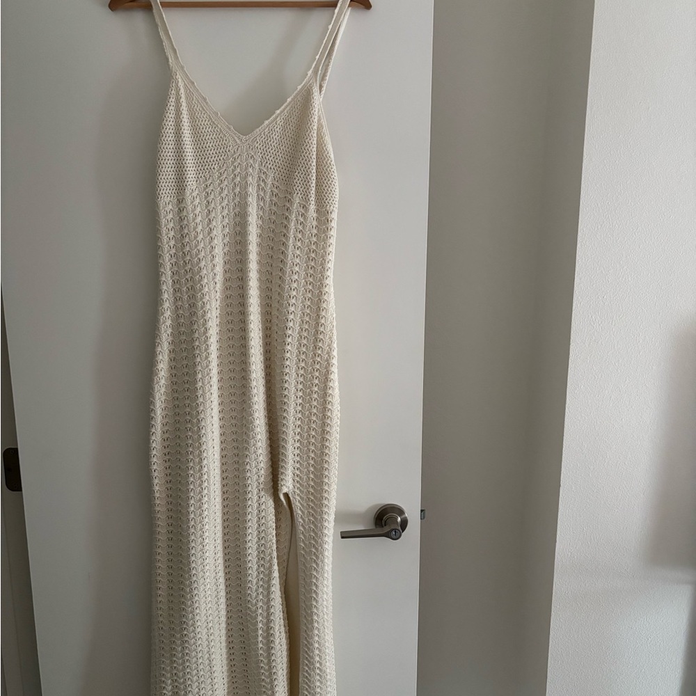 Z Supply Cream Knit Maxi Dress